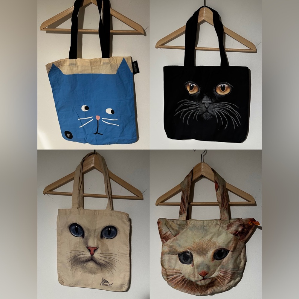 CAT FACE TOTE BUNDLE